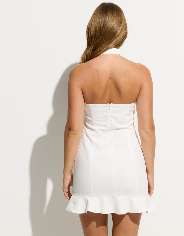 Dazie - Odessa Plunge Neck Mini Dress