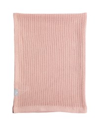 Living Textiles - Cotton Cellular Blanket - Dusty Pink