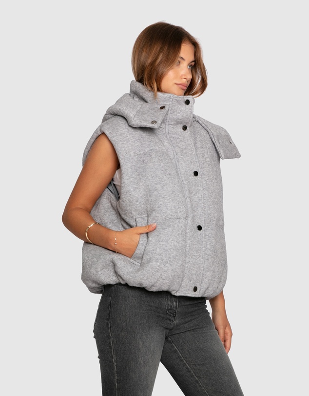 Belle & Bloom - Golden Hour Hooded Puffer Vest