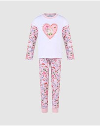 Fleur Harris - 'Toadstool' Slumber Sleep Set in Peach