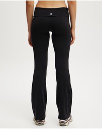 Cotton On Body Active - Ultra Soft Roll Over Flare Tights