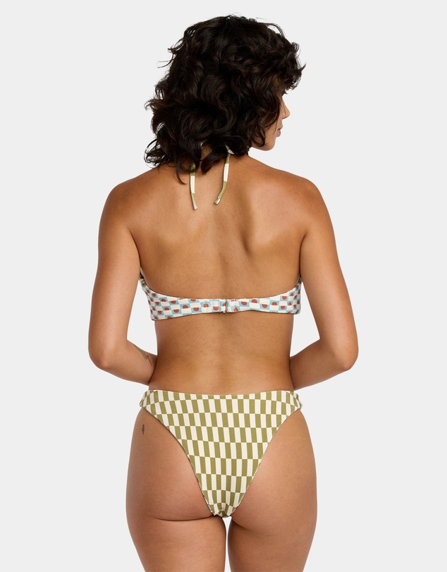 RVCA - Womens Strange Ways Halter Bandeau Bikini Top