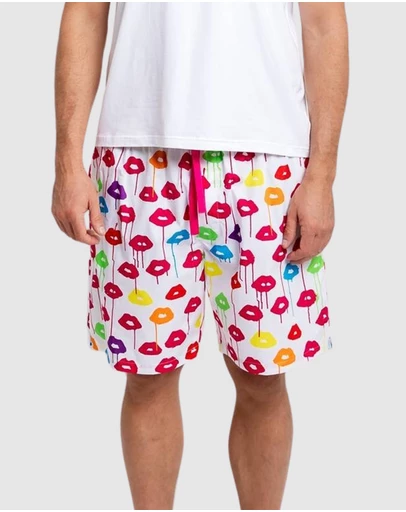 Sant And Abel - Men's Drawbertson Drippy Lips Sleep Shorts