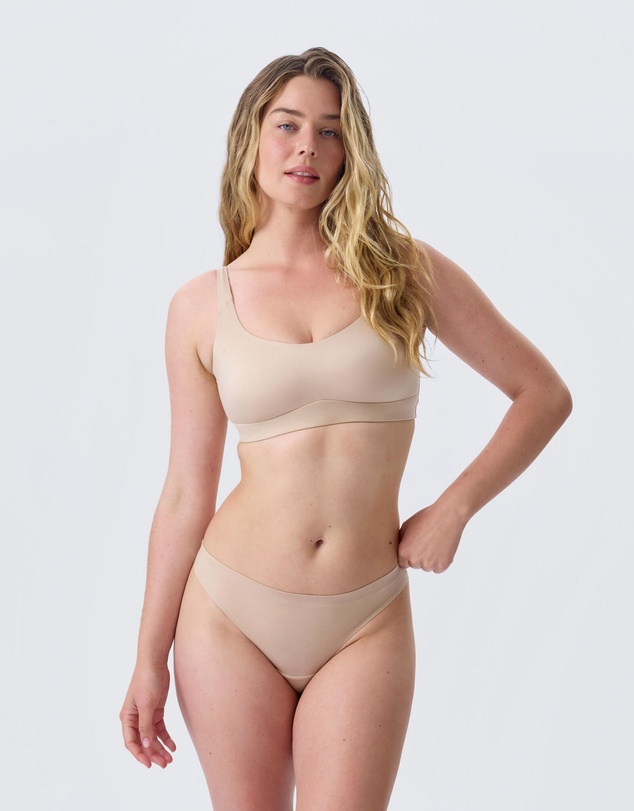 Bras N Things - Body Bliss 3.0 Full Cup Wirefree Crop Bra - Nude 2