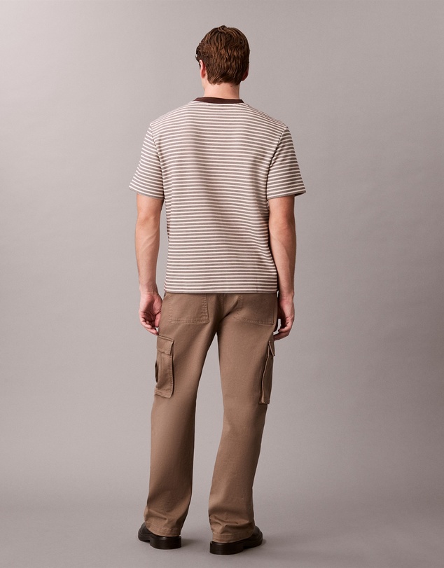 Calvin Klein - Ottoman Stripe Crewneck Tee
