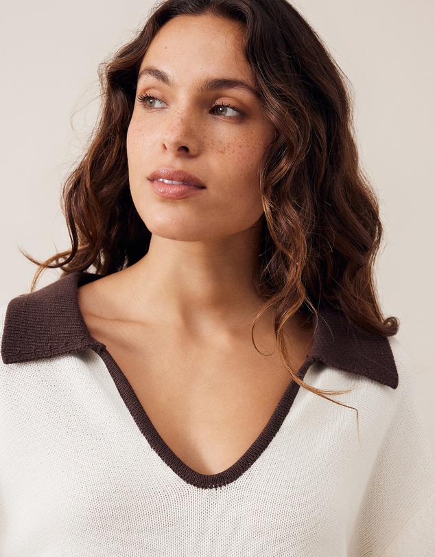 Ceres Life - Eliza Collared Knit