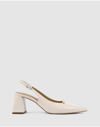 Chalk White Vintage Leather