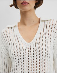 Country Road - Australian Good Earth Cotton Long Sleeve Tape Knit
