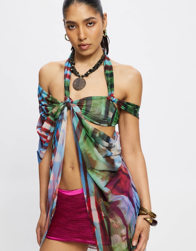 Jaded London - Asymmetric Longline Bra Top