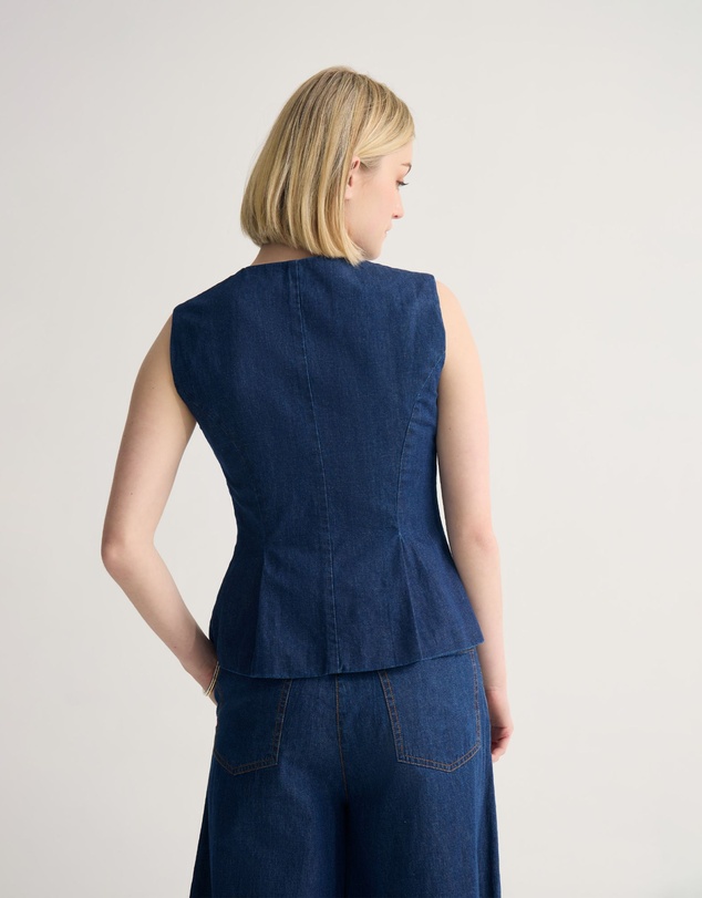 Oxford - Katie Denim Waistcoat