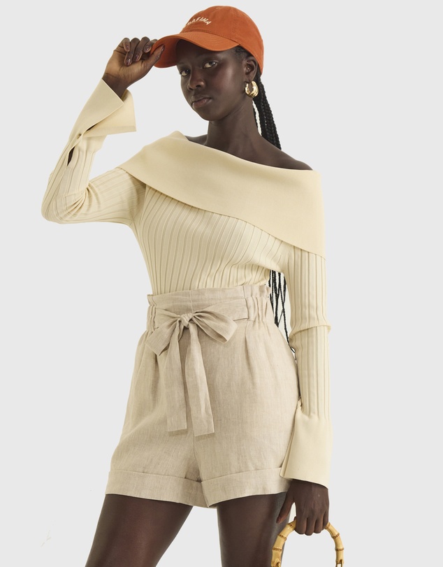 Zerafima - Grasslands Off The Shoulder Top