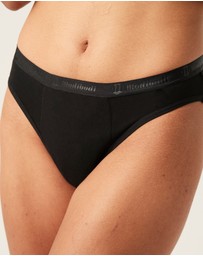 Modibodi - Classic Period Bikini Super Absorbency Black