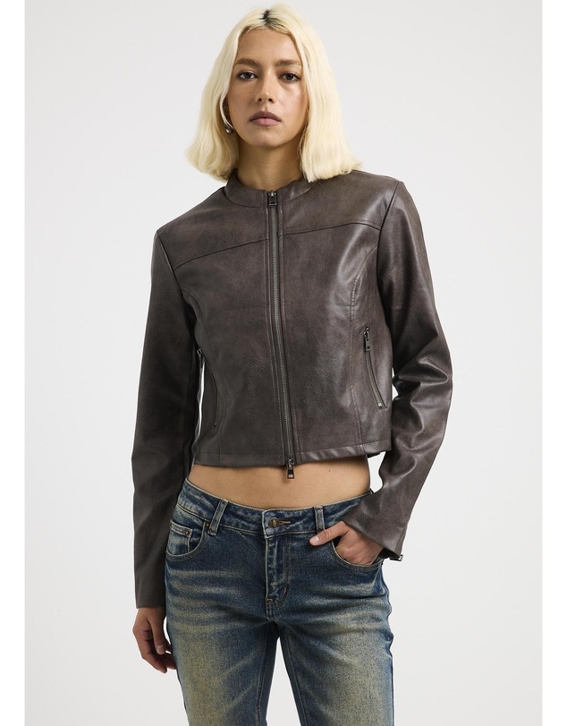Insight - Lea Double Zip PU Jacket