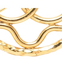 Pre-Loved by Azura Reborn - Pre-Loved CC Gold Plated Round Brooch