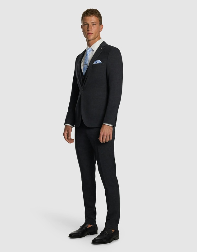 yd. - Lukey Skinny Stretch Suit Jacket