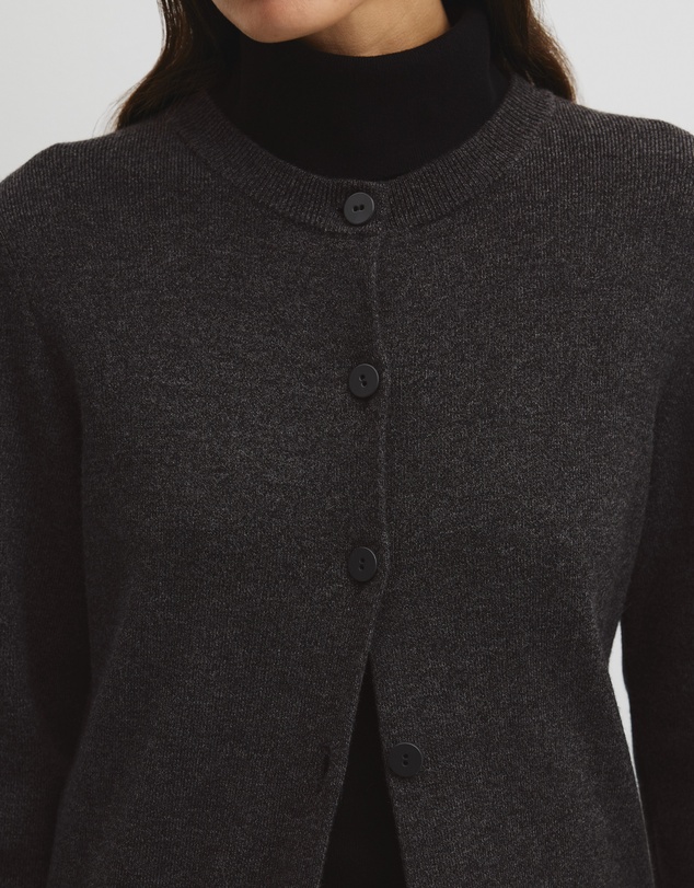Country Road - Compact Wool Longline Cardigan