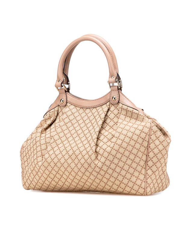 Pre-Loved by Azura Reborn - Pre-Loved gucci Elegant Quilted Pattern Handbag with Round Handles for Women