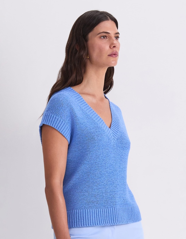 Sportscraft - Josie Tape Yarn V Neck Tank
