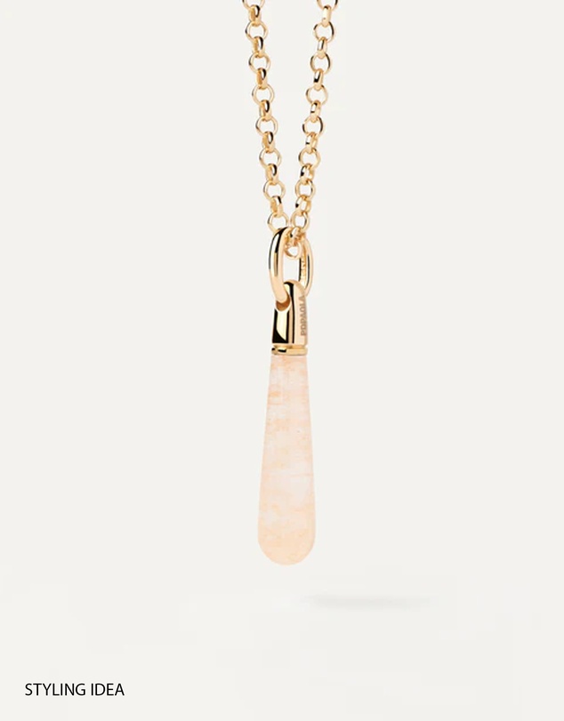 PDPAOLA - Yellow Aventurine Large Drop Pendant