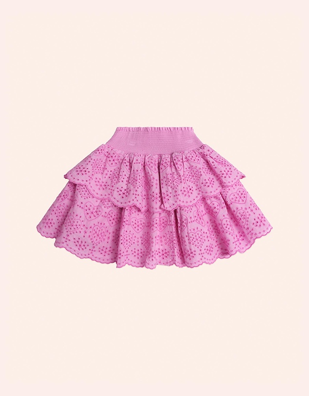 Huxbaby - Tiered Broderie Skirt - Babies-Teens