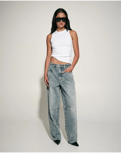 Witchery - Pocket Detail Barrel Jeans