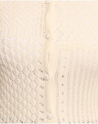 Petal & Pup - Hartley Multi Weave Knit Sweater - Cream