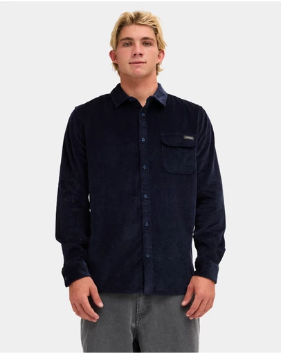 Quiksilver - Mens Aireys Corduroy Long Sleeve Shirt