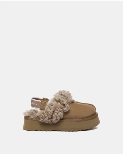 EVERAU - Australian Shepherd Ugg Waffle Curly Platform Cow Suede Upper House Shoes