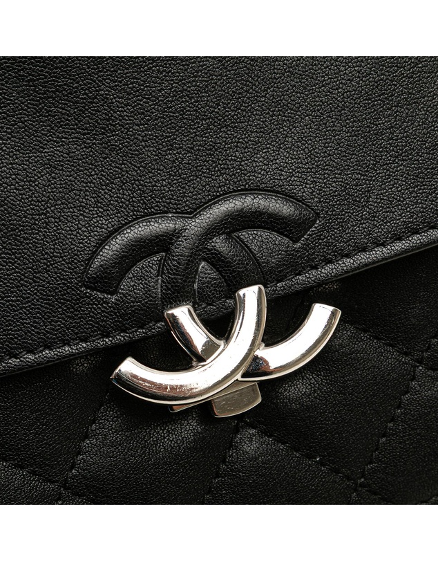 Pre-Loved by Azura Reborn - Pre-Loved Small Quilted Goatskin CC Box Flap