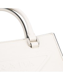 Pre-Loved by Azura Reborn - Pre-Loved Mini Soft Calf Logo Drill Satchel