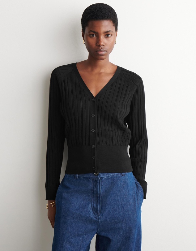 COS - Pointelle-Knit Cotton Cardigan