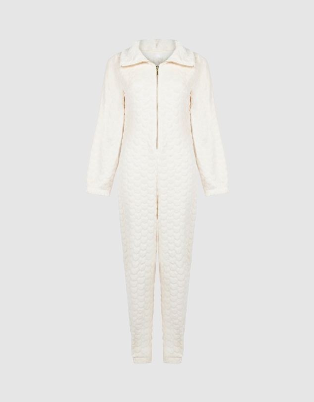 Hunkemoller - Zip Up Hearts Fleece Onesie