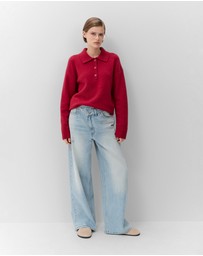 UNISON - Collared Wool Knit