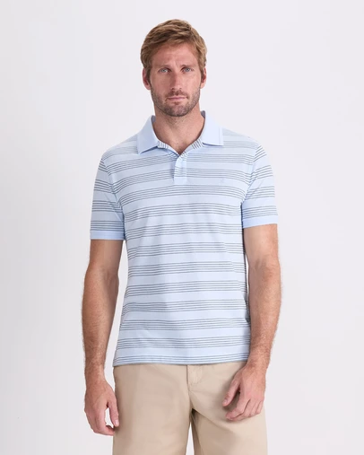 Sportscraft - Sc Stripe Pique Polo
