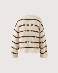 Ceres Life - Lila Oversized Knit Crew