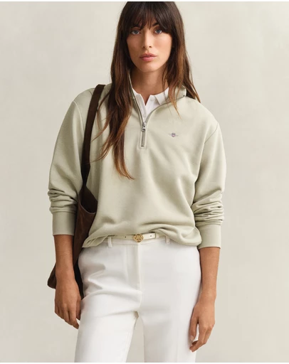 Gant - Shield Half Zip Sweatshirt