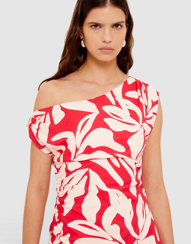 Staple the Label - Serata Asym Midi Dress