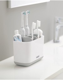 Joseph Joseph - EasyStore™ Large Toothbrush Caddy (Grey/White)