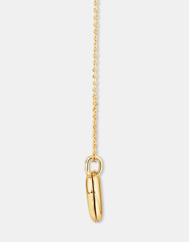 Michael Hill - Diamond Accent Heart locket in 10kt Yellow Gold