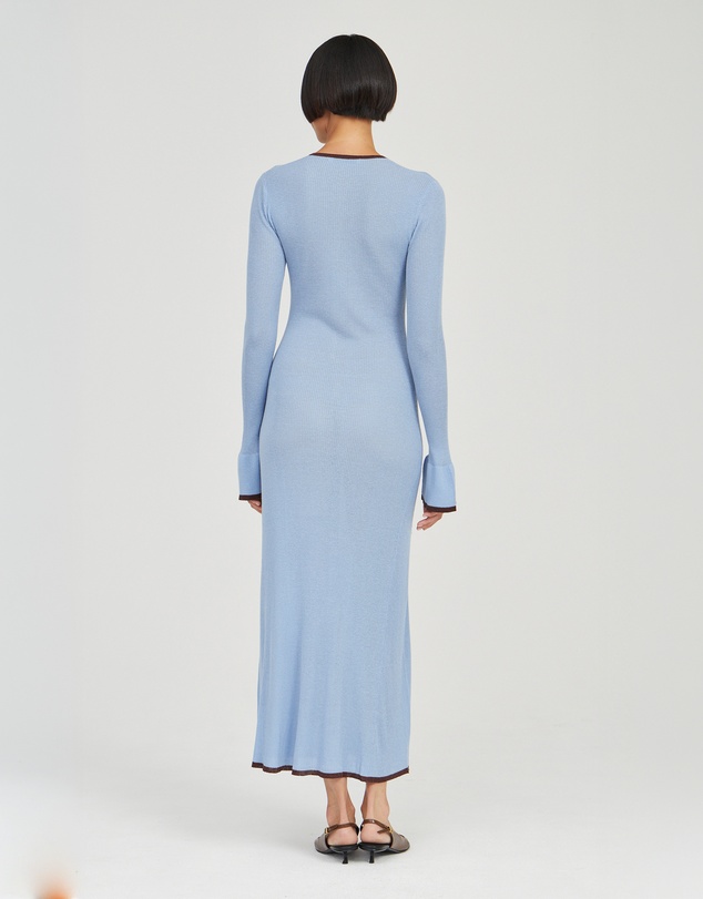 Third Form - Bound Knit Ls Dress