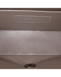 Pre-Loved by Azura Reborn - Pre-Loved Mini Square Classic Chevron Iridescent Calfskin Single Flap