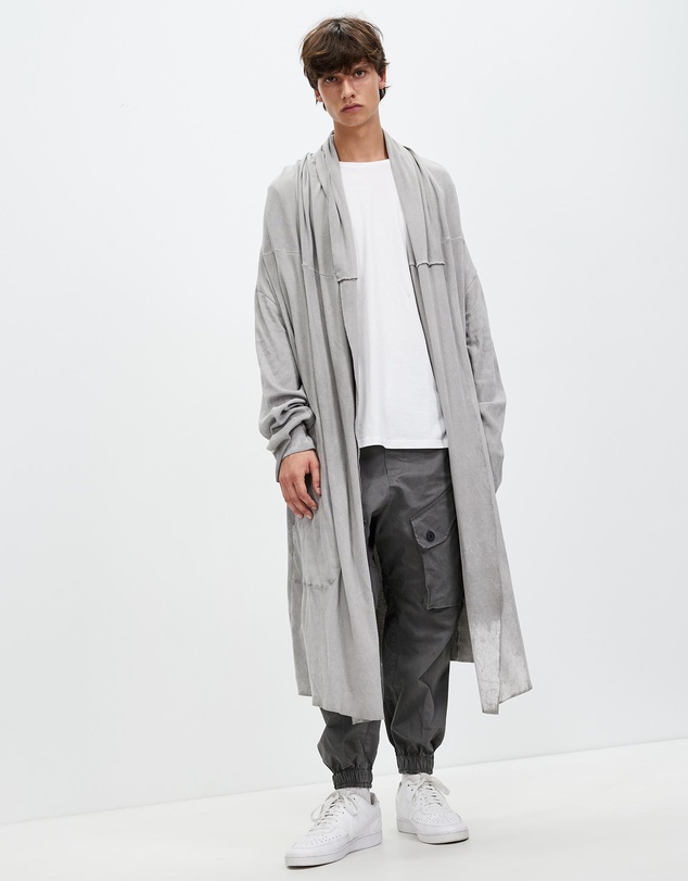 Surrounded By Ghosts - The Aikinite Hooded Rib Knit Cardigan