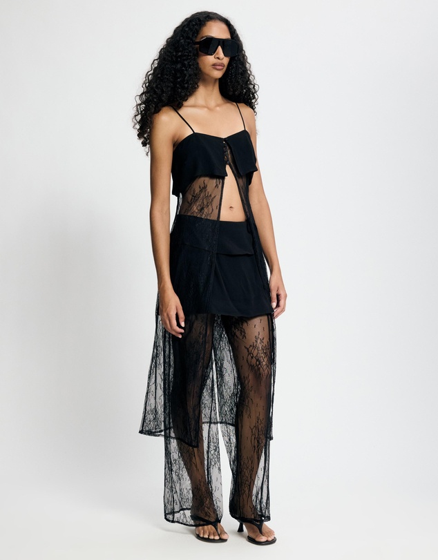 Lover - Malina Layered Lace Tunic Top