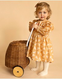 Fox & Finch - Winter Vacay Emb. Dress - Babies