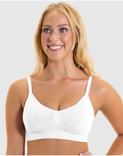 B Free Intimate Apparel - Wire-free Bamboo Padded Bra (B-C-D-DD-E-F-G-H) Cup