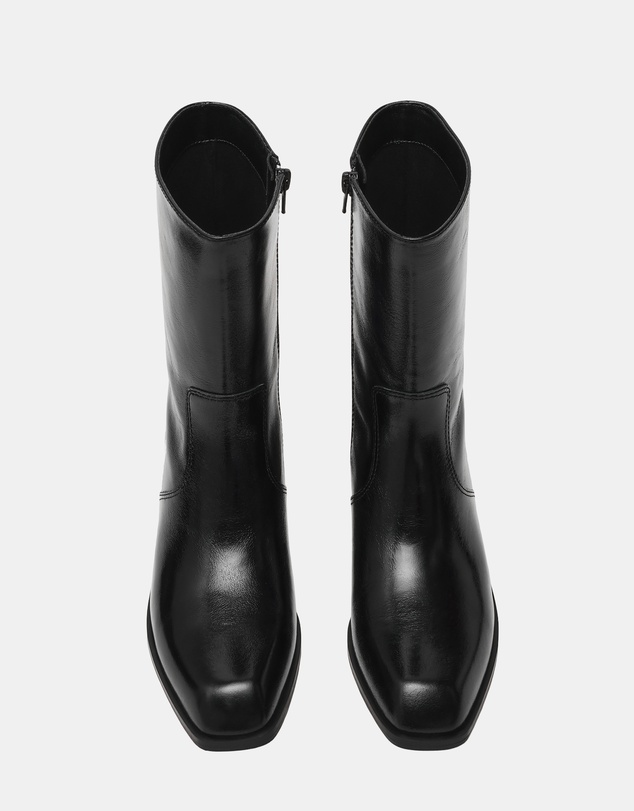 Steve Madden - Bretton Black Leather Boots