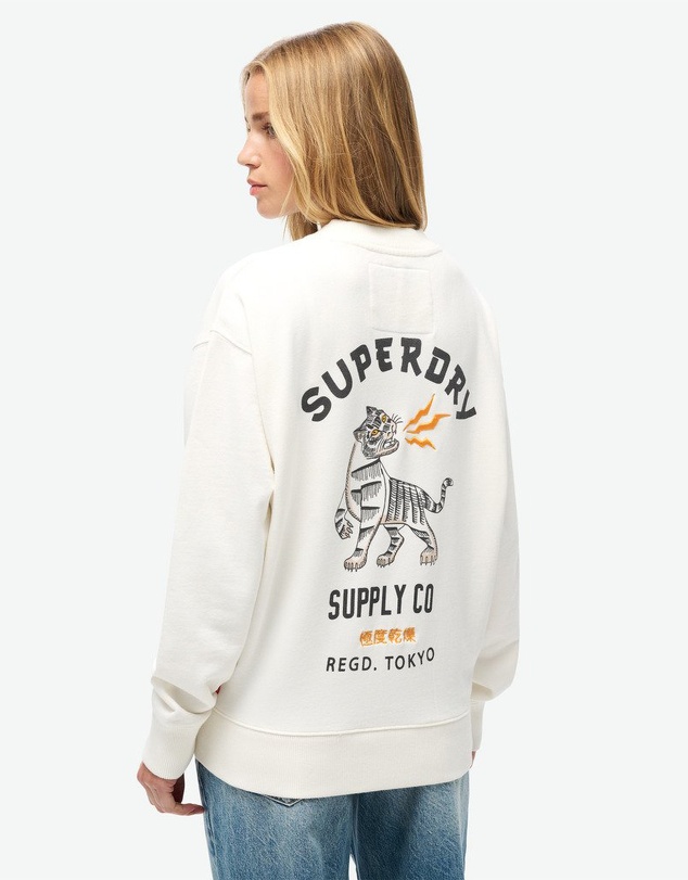 Superdry - Workwear Graphic Loose Crew