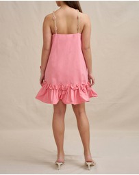 BY JOHNNY. - Verona Rope Frill Mini Dress