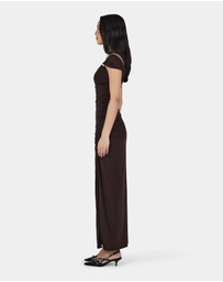 Ownley - Rhea Midi Dress Chocolate