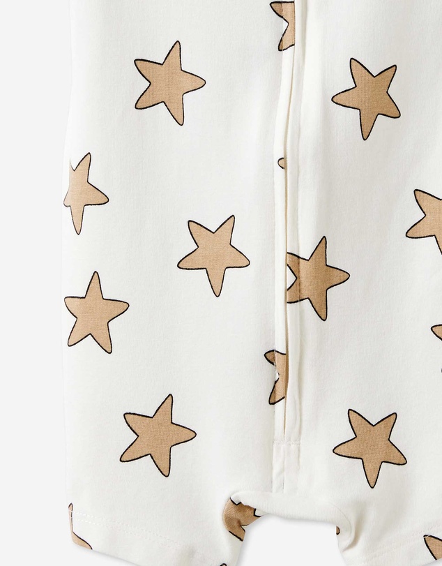 Cotton On Kids - Growie Short Sleeve Zip Romper